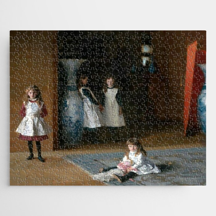 John Singer Sargent - The Daughters of Edward Darley Boit (1882) Jigsaw Puzzle