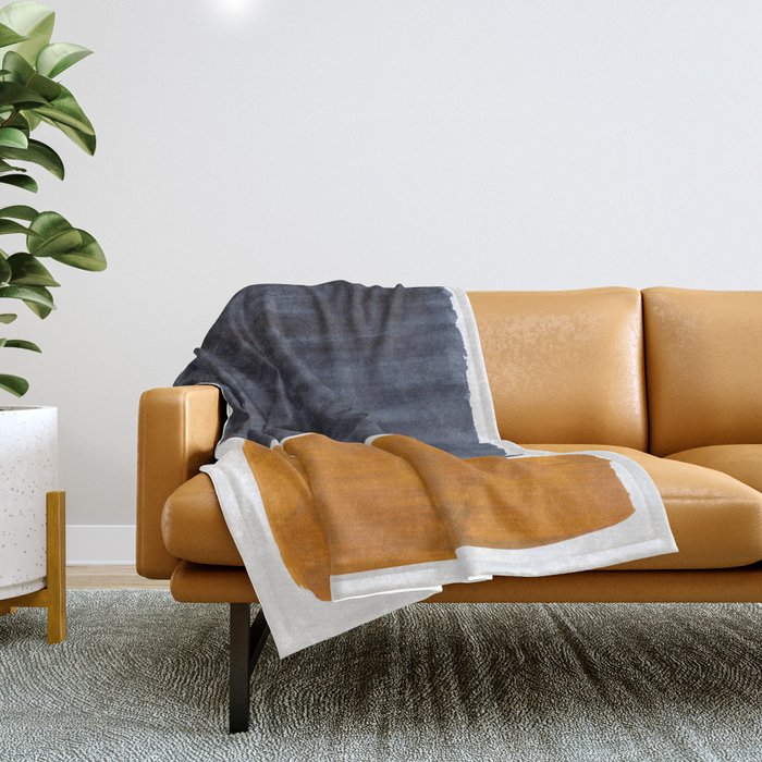 Yellow ochre throw outlet