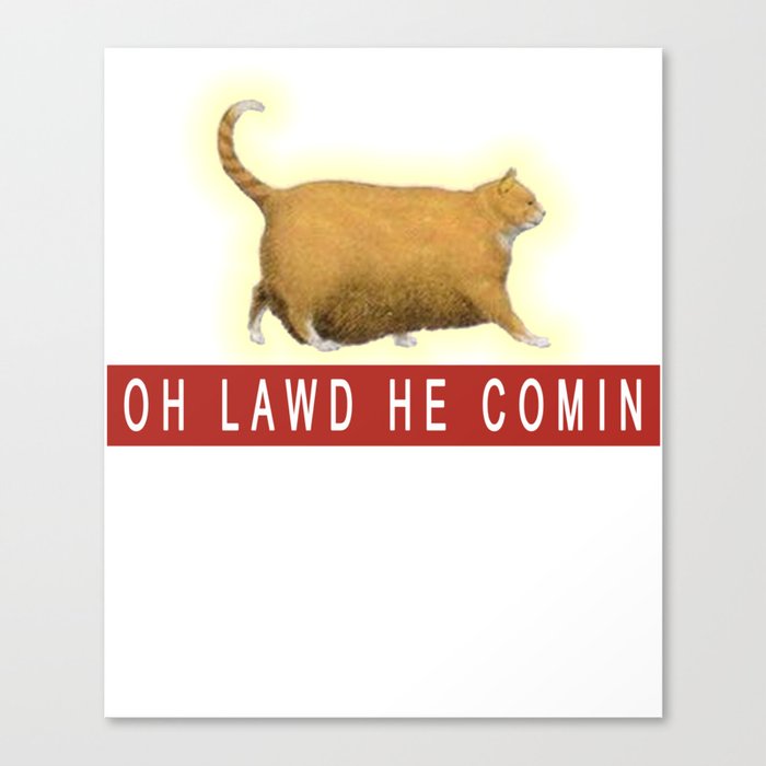 Chonk Cat Meme Canvas Print