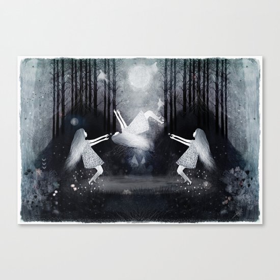 In Between Remembering And Forgetting Canvas Print