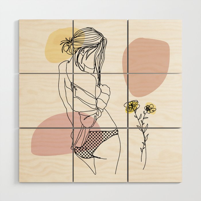 Sunday morning Wood Wall Art by laylaoz Society6