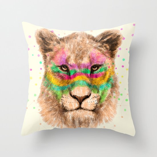 Lioness II Throw Pillow