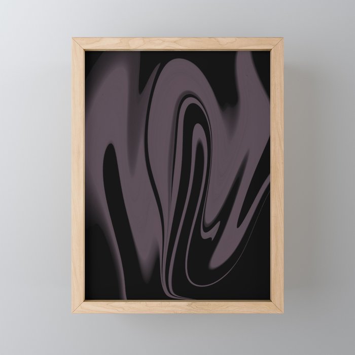 Chocolate Vulva Framed Mini Art Print
