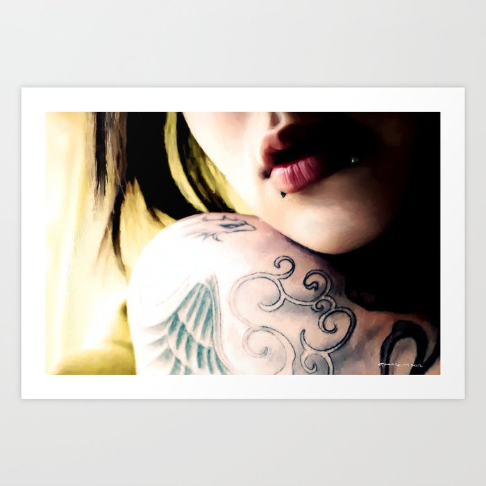 Tribute to Suicide Girls 4 Art Print