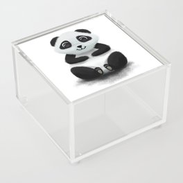 Cute Baby Panda Acrylic Box