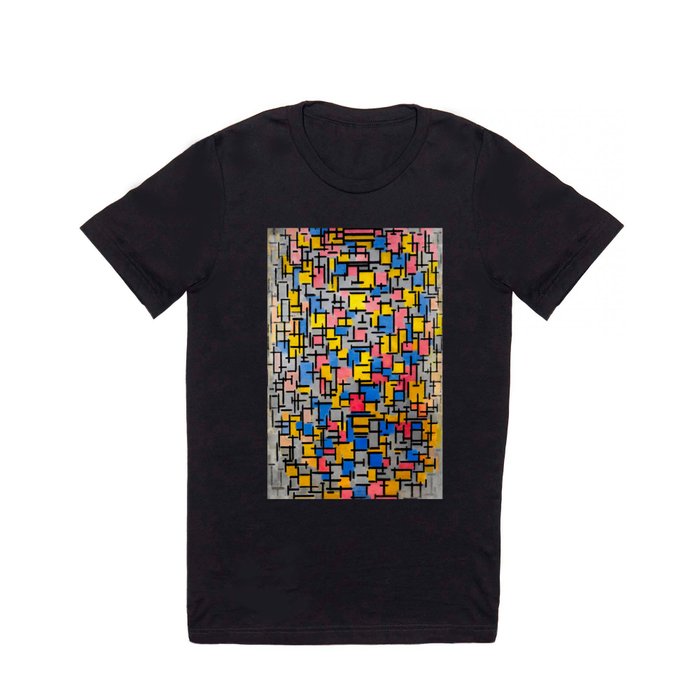 Piet Mondrian (Dutch, 1872-1944) - Composition (Compositie) - 1916 - De Stijl (Neoplasticism), Cubism - Abstract, Geometric Abstraction - Oil on canvas - Digitally Enhanced Version - T Shirt