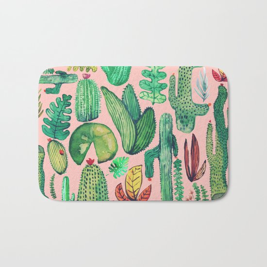 Nature Mix Pink!! Bath Mat
