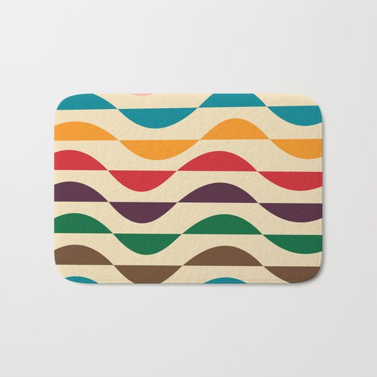 Summer waves Bath Mat