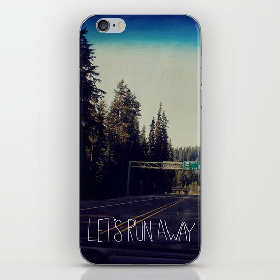 Let's Run Away IV iPhone & iPod Skin