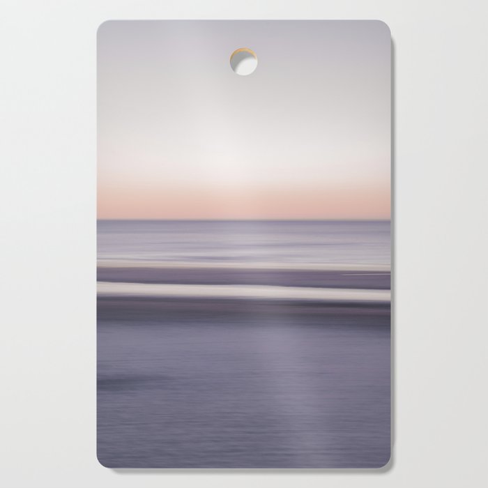 Soft dreamy portugese sunset art print- pastel long exposure- ocean nature and travel photography Cutting Board