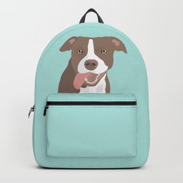 Silly Pit Bull Puppy Backpack