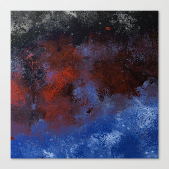 Turmoil - Acrylic Abstract Painting Canvas Print