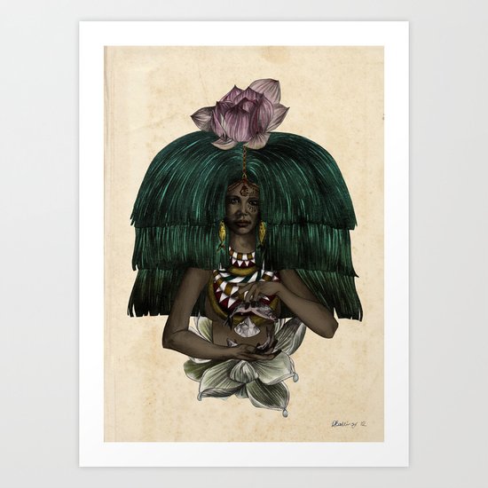 P I S C E S - Colour Version Art Print