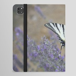 Elegant Swallowtail On Lavender Spike Photograph iPad Folio Case