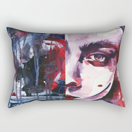 Those dangerous eyes, unfortunately, I know too well Rectangular Pillow
