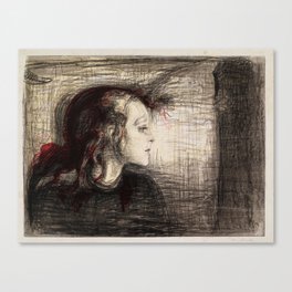Edvard Munch - The Sick Child Canvas Print