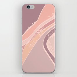 Peaches, Melons and Baby pink - muted iPhone Skin