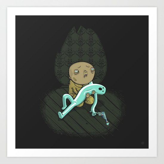 Please God Nooo! Art Print