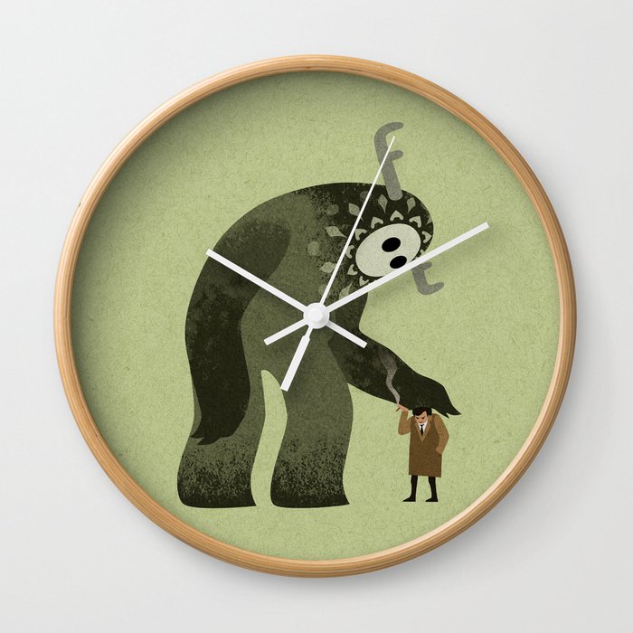 Giant Detective Wall Clock