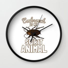 Cockroach Entomology Insect Exterminator Gift Wall Clock