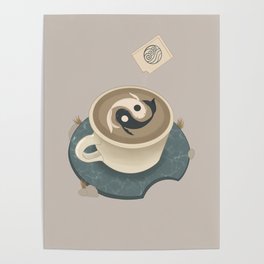 Water Tribe Coffee Poster