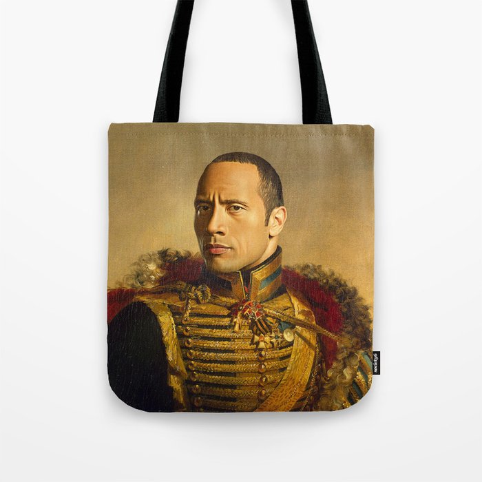 Dwayne (The Rock) Johnson - replaceface Tote Bag