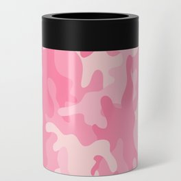 Pink Camouflage Can Cooler