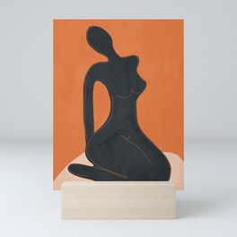 Abstract Nude II Mini Art Print