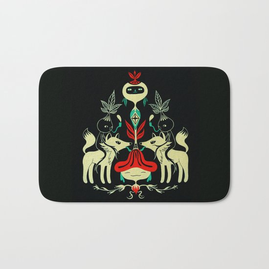 Mandragora and fox Bath Mat