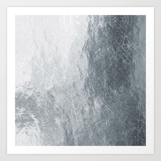 Silver Art Print