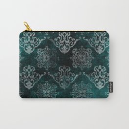 teal pattern / grunge Carry-All Pouch
