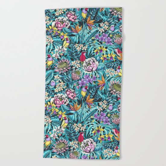 Stand out! (fresh aqua) Beach Towel