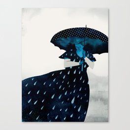 let it rain Canvas Print