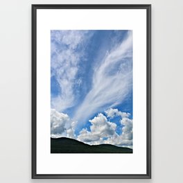 Cloud Path to the Milky Way Framed Art Print