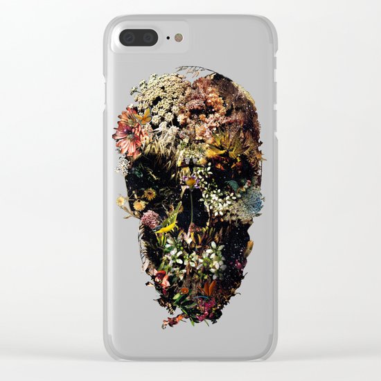 Smyrna Skull Clear iPhone Case