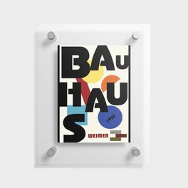 Bauhaus Exhibition Poster 1923 Weimer Floating Acrylic Print