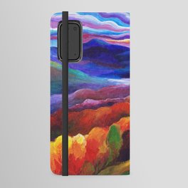 Colorful Autumn Landscape Painting Android Wallet Case