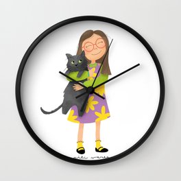 Friendly Cat Wall Clock