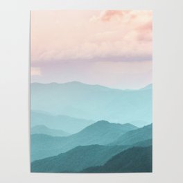Smoky Mountain National Park Sunset Layers II - Nature Photography Poster