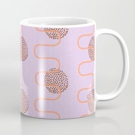 Abstract Fields in Lavender & Brown Coffee Mug