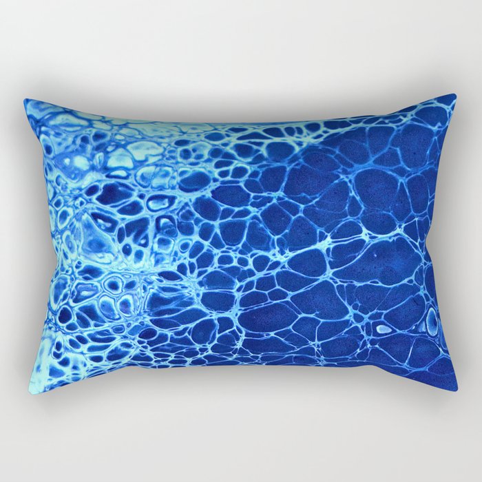 Cells - Sapphire Rectangular Pillow