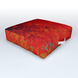 Figuratively Speaking, Abstract Art Outdoor Floor Cushion
