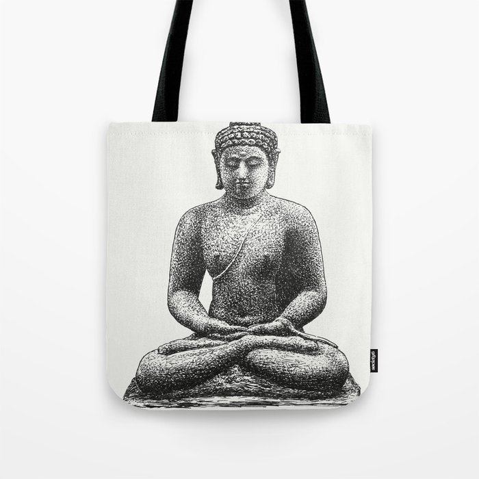 Buddha on the Borobudur  Tote Bag
