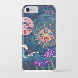 Boho Space Collage iPhone Case