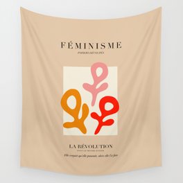 L'ART DU FÉMINISME II — Feminist Art — Matisse Exhibition Poster Wall Tapestry