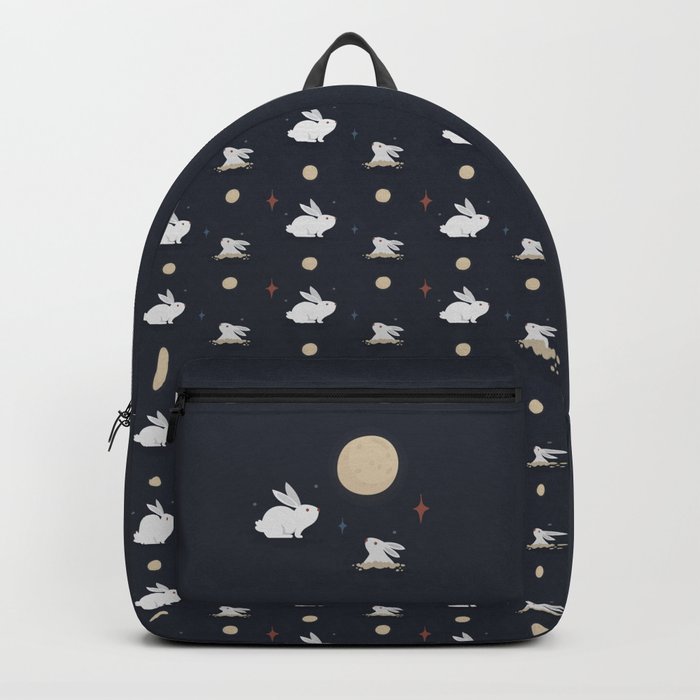 Bunnies on the Moon (Patterns Please) Backpack