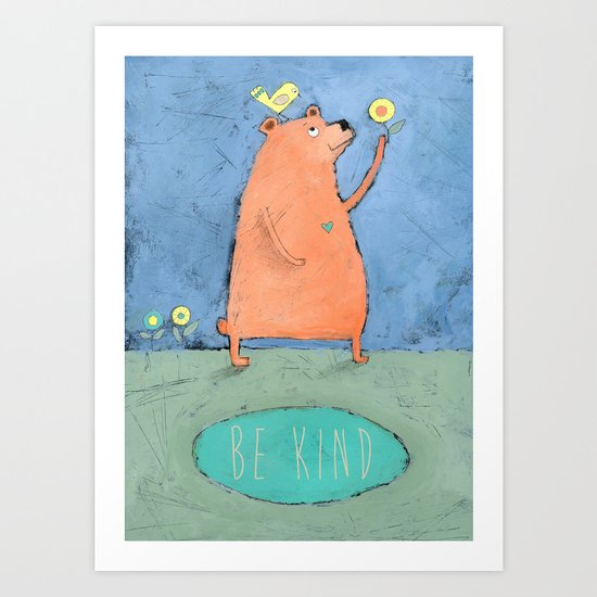 Be Kind Art Print