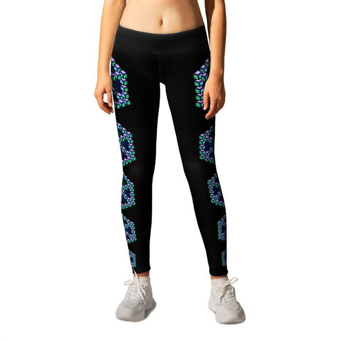 Aurelia Cube Leggings by artsytoocreations Society6