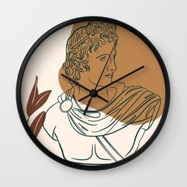 Apollo Line Art Wall Clock