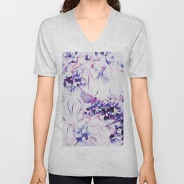 Lavender Fairy V Neck T Shirt